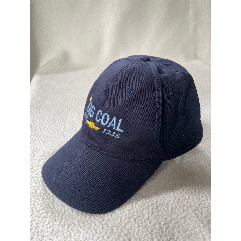 King Coal Chevrolet Since 1935 Oak Hill WV Mens Baseball Cap Navy Embroidered